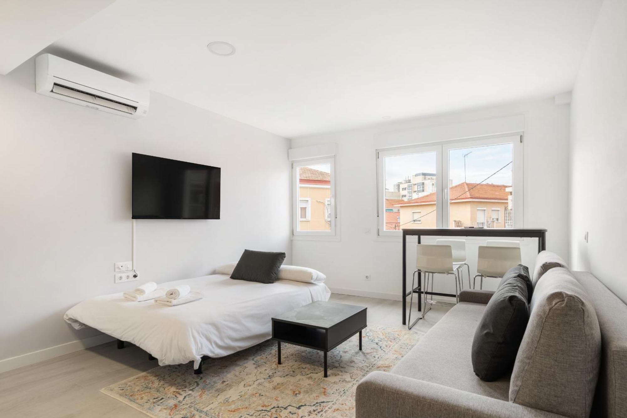 Madriver Apartamentos Reformados Con Parking Gratuito Dış mekan fotoğraf